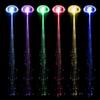 Led Light Braided Luminescent Fiber Optic Hairpins Decorate Halloween Party Bar