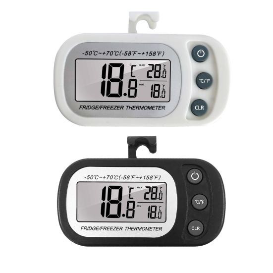 Цифровой термометр для холодильника, большой ЖК-дисплей, магнитный подвесной водонепроницаемый холодильник с морозильной камерой, электронный датчик температуры, кухонные гаджеты