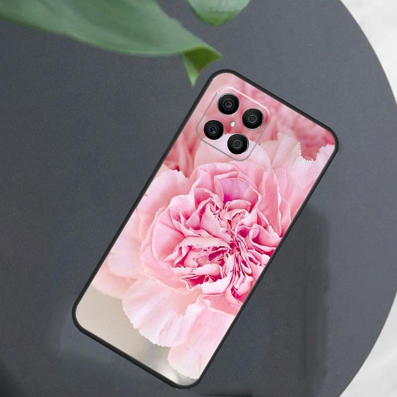 Элегантный розово-фиолетовый цветок пиона для чехла Honor Magic 8 7 5 6 Pro для Honor 200 400 Lite 50 70 90 X8c X8b X9a X9b X9c X9d Win