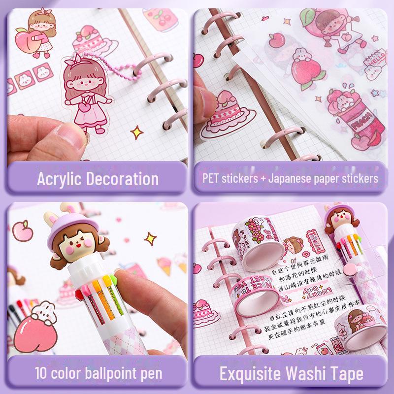 Милый набор блокнотов для девочек 2025 года: Новый подарочный набор для справочника с подарочной коробкой