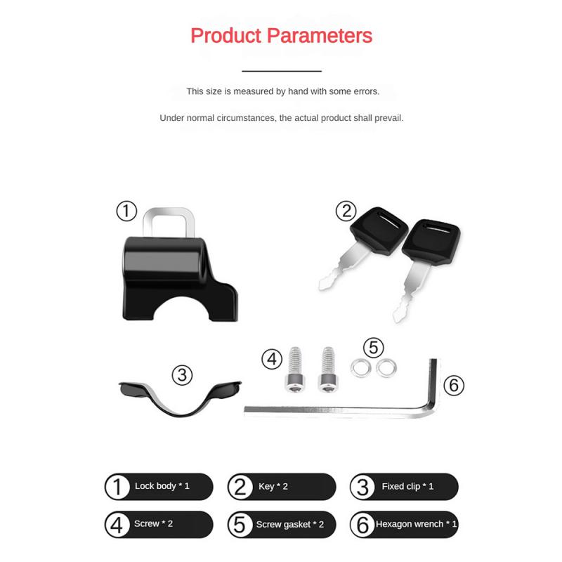 Замок на руль Простая установка Инновационный дизайн Удобный электрический велосипедный замок Противоугонный гаджет Самый высокий рейтинг Противоугонный замок