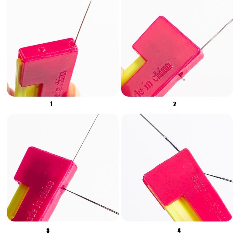 3 шт. обновленные нитевдеватели, пластиковые ручные швейные иглы, инструмент для заправки нити своими руками, модернизированный автоматический нитевдеватель для вышивки крестиком