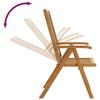 Garden Chairs 2 pcs. Foldable Solid Acacia Wood Brown