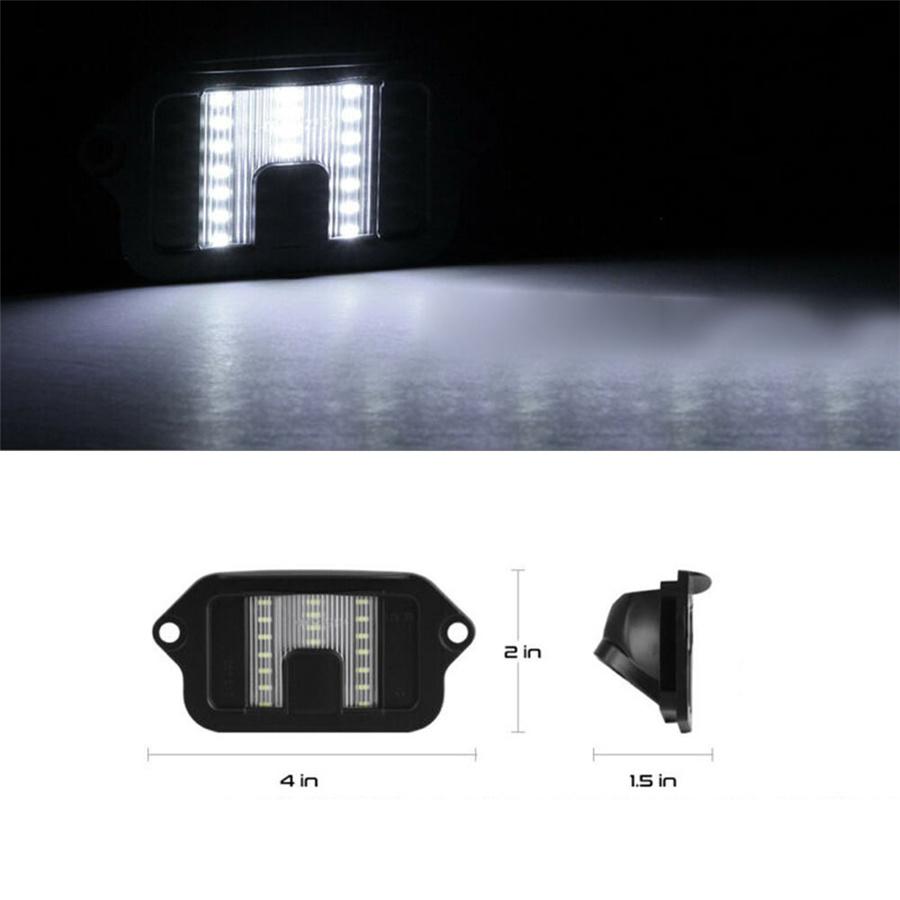 For 2005-09 Ford Mustang 18 SMD White LED Rear License Plate Light #4R3Z13550AA