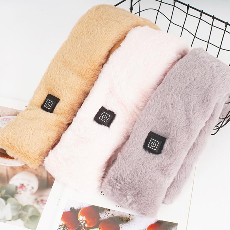 Outdoor Warm Electric Heating Scarf Safety 3 Level Temperature Control Usb Heater Thermal Neck Wrap