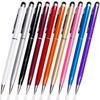 10 Pcs 2 In1 Touch Screen Stylus Ballpoint Pen for iPad iPhone Smartphone Tablet