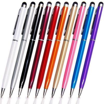 10 шт. 2 в 1 шариковая ручка-стилус с сенсорным экраном для iPad iPhone, смартфона, планшета