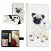 Pekingese 3D Pattern Shockproof Card Slots PU Leather Wallet Case for iPhone,Samsung,Huawei,Xiaomi,Moto,Tecno,Google,Nokia,Oppo,ZTE,Blackview..