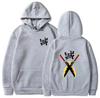 Худи с капюшоном из аниме Клинок, рассекающий демонов, с принтом Тэнген Узуй Столп, Мужские худи, Удобная унисекс оверсайз толстовка, Уличная одежда Харадзюку