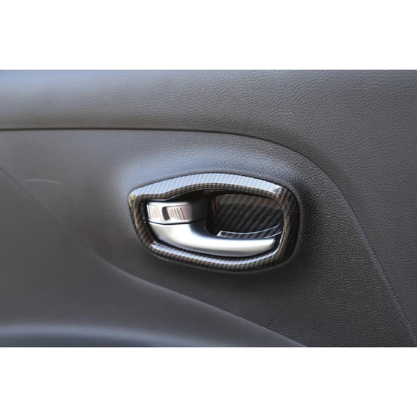 Внутренняя дверная ручка автомобиля, декоративная крышка, наклейки, рамка для Jeep Renegade 2016 2017 2018 2022, аксессуары