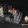 Transparent Lipstick Storage Rack Desktop Lipstick Rack Cosmetic Storage Box