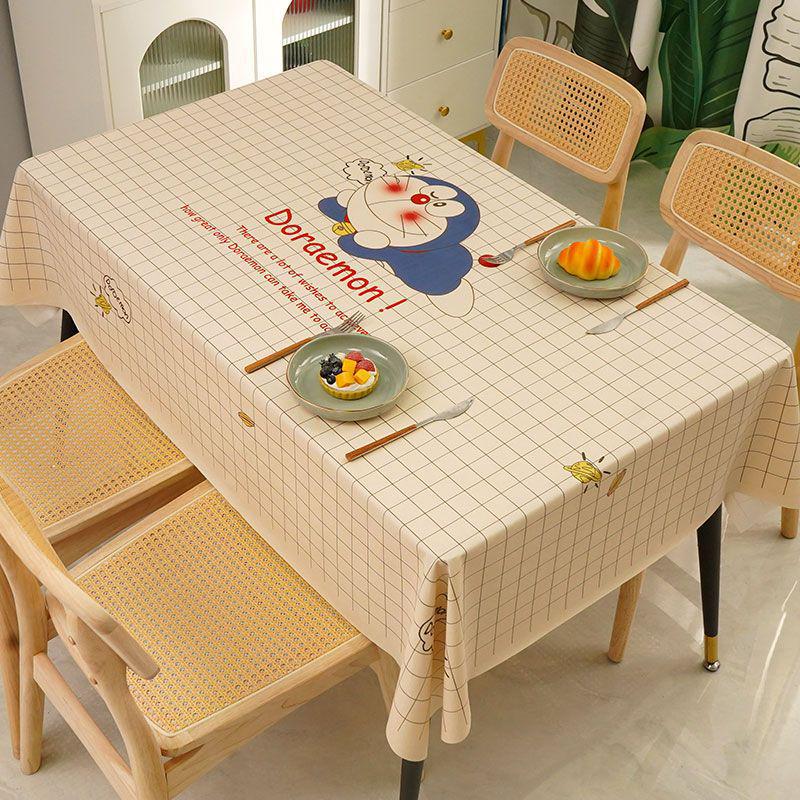Waterproof Oilproof Anti-Scald Wash-Free PVC Tablecloth for Coffee Tables & Desks