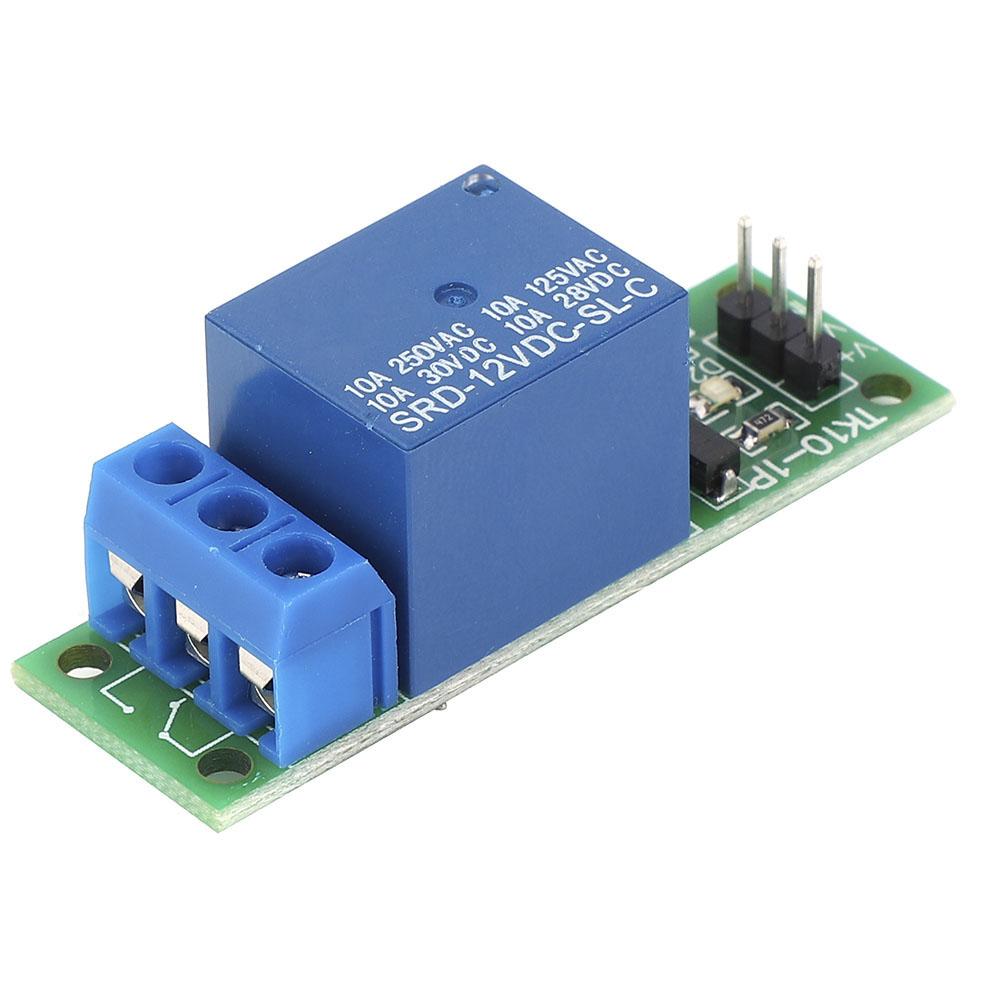 10 шт. Плата реле на 1 канал DC 12V Модуль Триггер высоким уровнем для Arduino