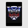 Autobots Optimus Prime LOGO Classic Metal Poster Sign Sports Hall Garage Club Mural Vintage Bar Wall Room Decoration Home Decor