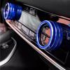 For NISSAN PATHFINDER -2025 Blue Air Condition Knob Button Cover Decor Pair