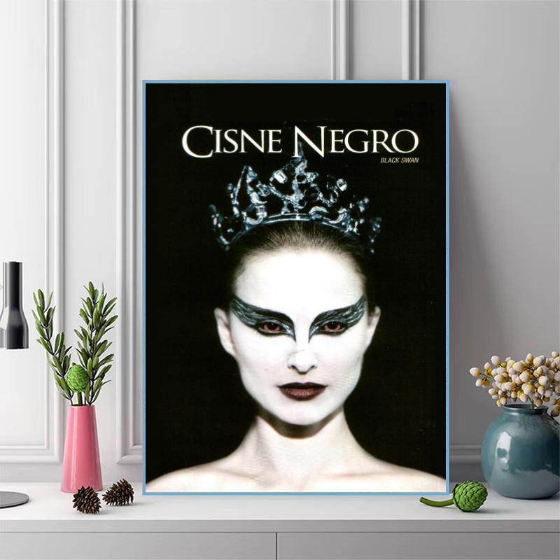 black Swan 100% Round Full Drill 5D DIY Diamond Painting Embroidery Cross Stitch Rhinestone Décor toilet 3 piece set