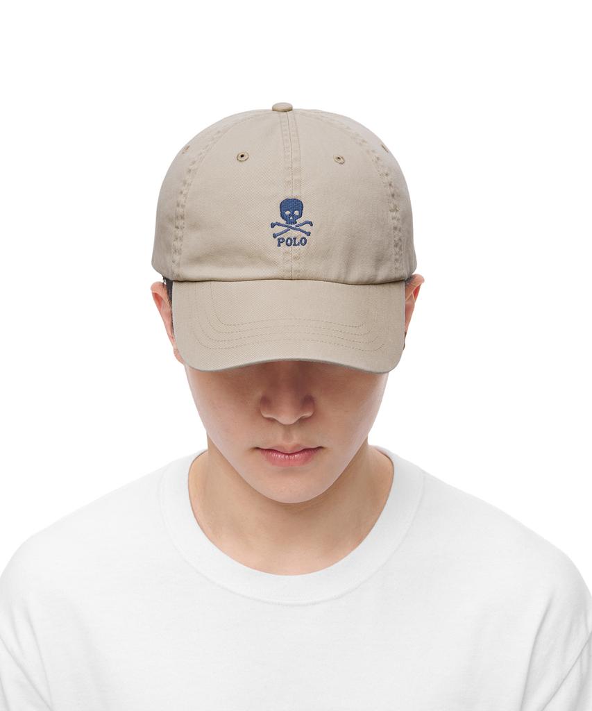 POLO RALPH LAUREN Бейсболка-чинос с принтом черепа - Бежевый
