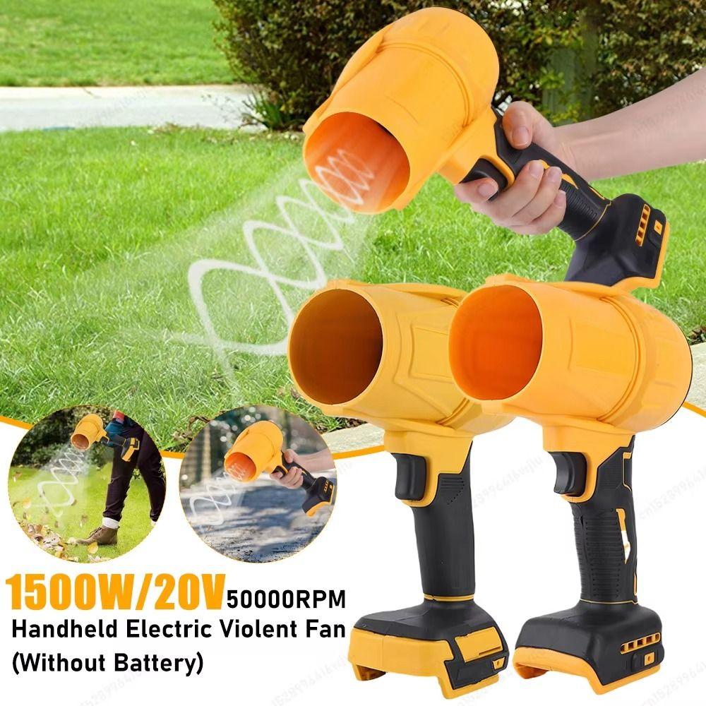 Brushless Turbo Jet Fan Handheld Leaf Blowing Power Tools For Dewalt 20V Battery