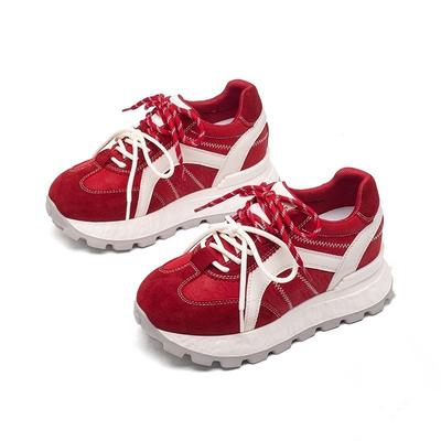 Осень новая водонепроницаемая таблица модная повседневная обувь осень женская обувь круглая голова высота