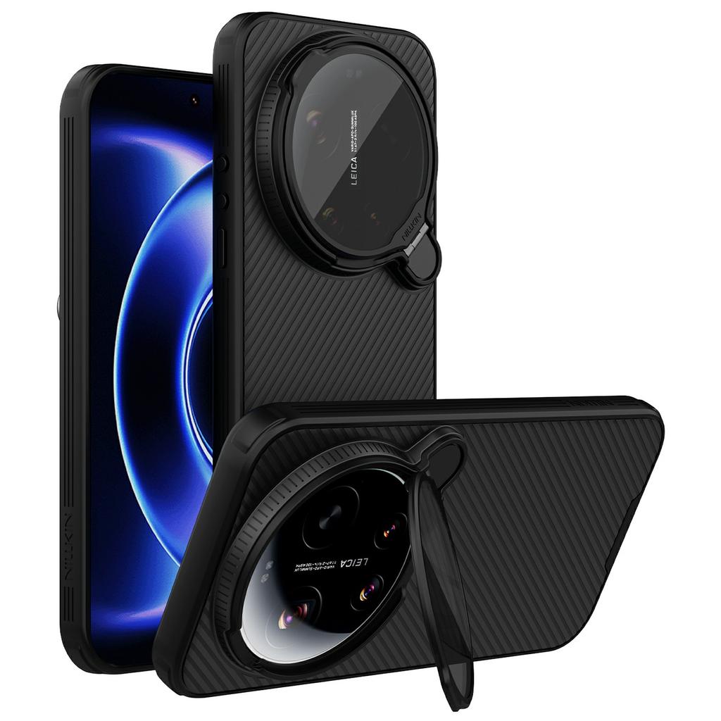 Чехол NILLKIN Camshield Prop Magnetic Series для Xiaomi 17 Ultra 5G, прозрачная крышка для объектива, ПК + ТПУ, задняя крышка телефона