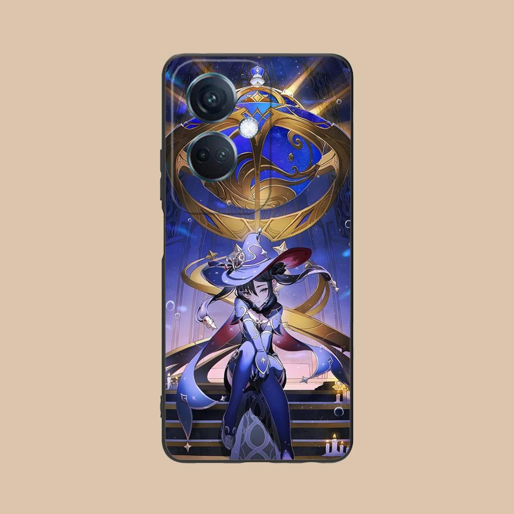 Игровой чехол GI Mona Матовый ТПУ для мобильного телефона OPPO Reno 14 13 12 11 10 9 8 7 6 5 F T Pro 5G с цветной печатью