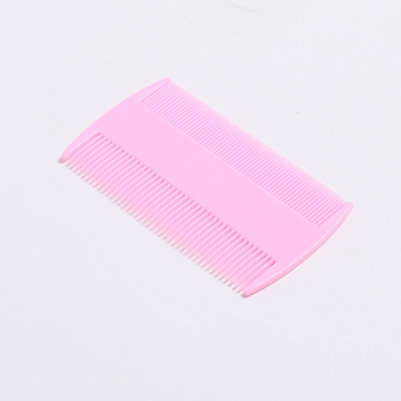 Double-sided Plastic Comb, Household Fine-toothed Louse Comb, Pet Flea Comb, Dandruff Removal and Cleaning Comb