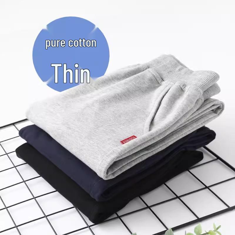 Thickened Velvet Children's Sweatpants: Boys' Sports & Girls' Cotton Trousers for Autumn/Winter, Sizes for Middle & Large Kids