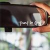 Faith-Inspired Rearview Mirror Makeup Mirror Decal
