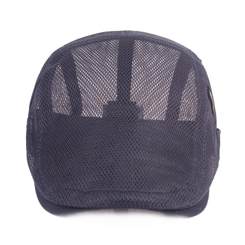 Сетчатая кепка мужская летняя кепка с утиным язычком, классная дышащая шляпа от солнца, литературный молодежный берет для мужчин и женщин, солнцезащитная кепка