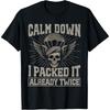 Airborne Rigger Calm Down Funny Parachute Rigger T-Shirt