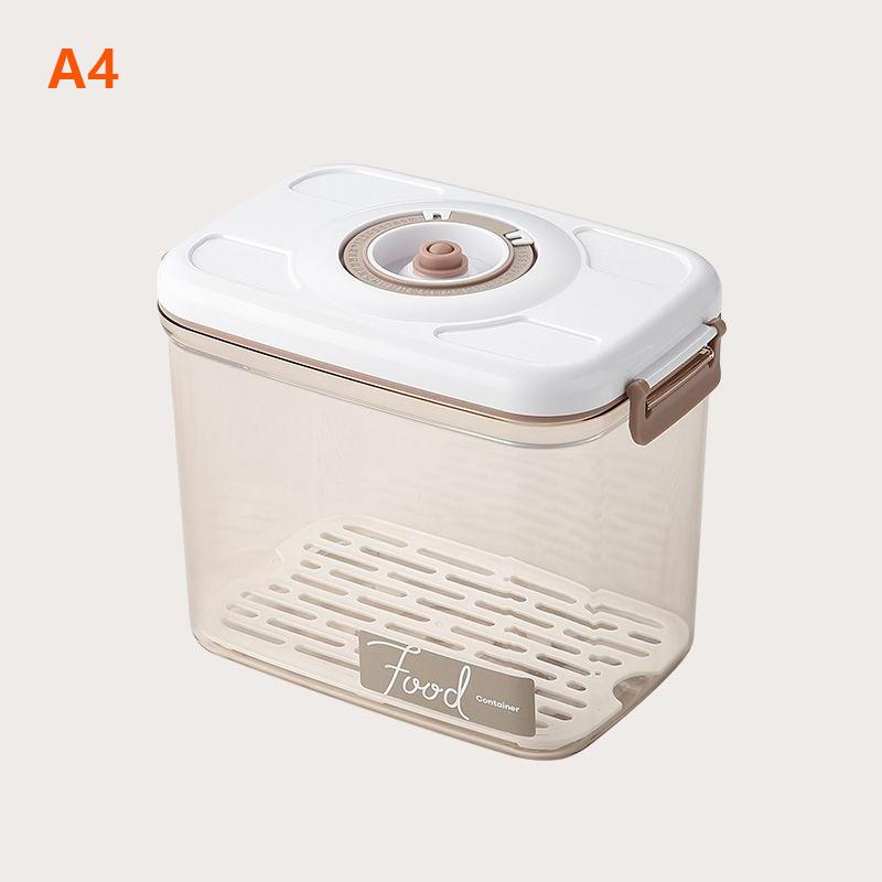 Кухонный вакуумный ящик для хранения продуктов Большая емкость Герметичный ящик для хранения свежих продуктов Прозрачный контейнер для хранения Вакуумный насос для хранения продуктов на кухне