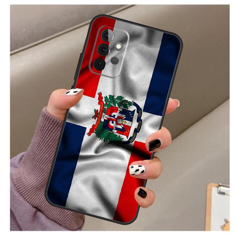Чехол Флаг Доминиканской Республики для Samsung Galaxy A34 A54 A14 A06 A16 A26 A36 A56 A12 A32 A52 A13 A33 A53 A15 A35 A55