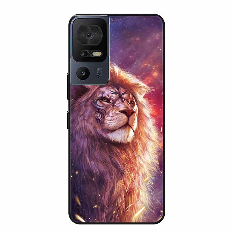Чехол для телефона TCL 40 SE 40SE Coque Черный Силиконовый Мягкий Задний Чехол-Крышка Для TCL 40 SE Чехол Funda Для TCL40SE Capa 6.75" Оболочка