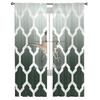 Moroccan Ombre Geometry Kawaii Dinosaur Translucent Voile Curtains For Bedroom Space Living Room Kitchen Area Drapes Chiffon Tulle Curtains