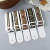 Pearl Embroidery Guitar Strap Adjustable Electric Guitar Shoulder Belt Bass Shoulder Band