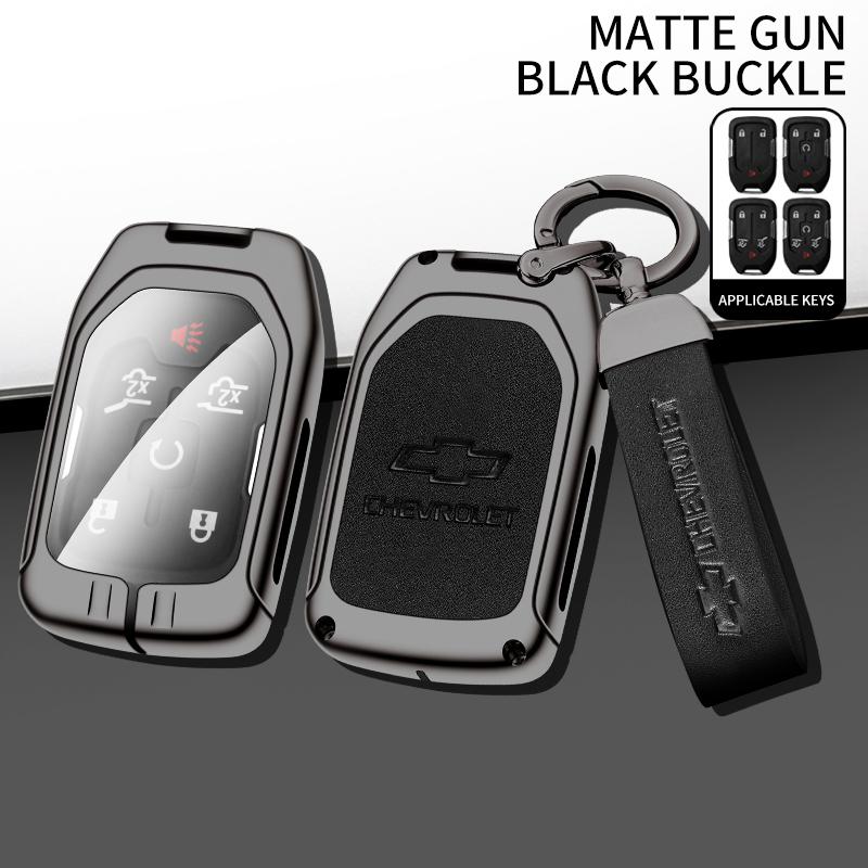 AABHO1 Alloy Car Remote Key Case Cover Shell For Chevrolet Chevy Malibu Camaro Cruze Traverse Spark Equinox Sonic Volt Bolt Accessories