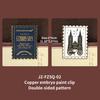 JIANWU Vintage Flower Castle Character Landscape Material Collage Anti-wrinkle Metal Clip Creative Journal Stationery