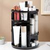 360 Rotating Makeup Organizer, Diy Adjustable Makeup Spinning Holder Storage Rack, Capacity Make Up Shelf Cosmetics C Durable