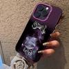 Ghost Тяжелая Металлическая Группа Для iPhone 17,16,15,14,13,12,11,Mini,Pro,E,SE4,XS,MAX Фиолетовый Ударопрочный Конфетный Матовый Чехол