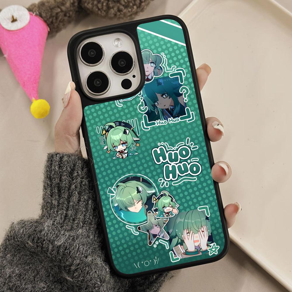 HSR Huohuo Матовая поверхность Чехол для мобильного телефона для iPhone 17 16 15 14 13 12 11 Air Pro Max Plus Цветная крышка