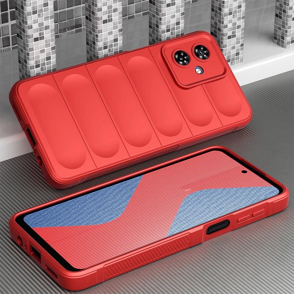 KEYSION Shockproof Case for Motorola MOTO G54 5G G84 G73 G62 G32 Anti-skid Soft Silicone Phone Cover for MOTO Edge 40 Neo 2023