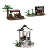MOC-78790 78754 Строительные блоки из мелких деталей Модель Декорация Средневекового Замка Игрушка для Сцены Улицы Набор Расширения
