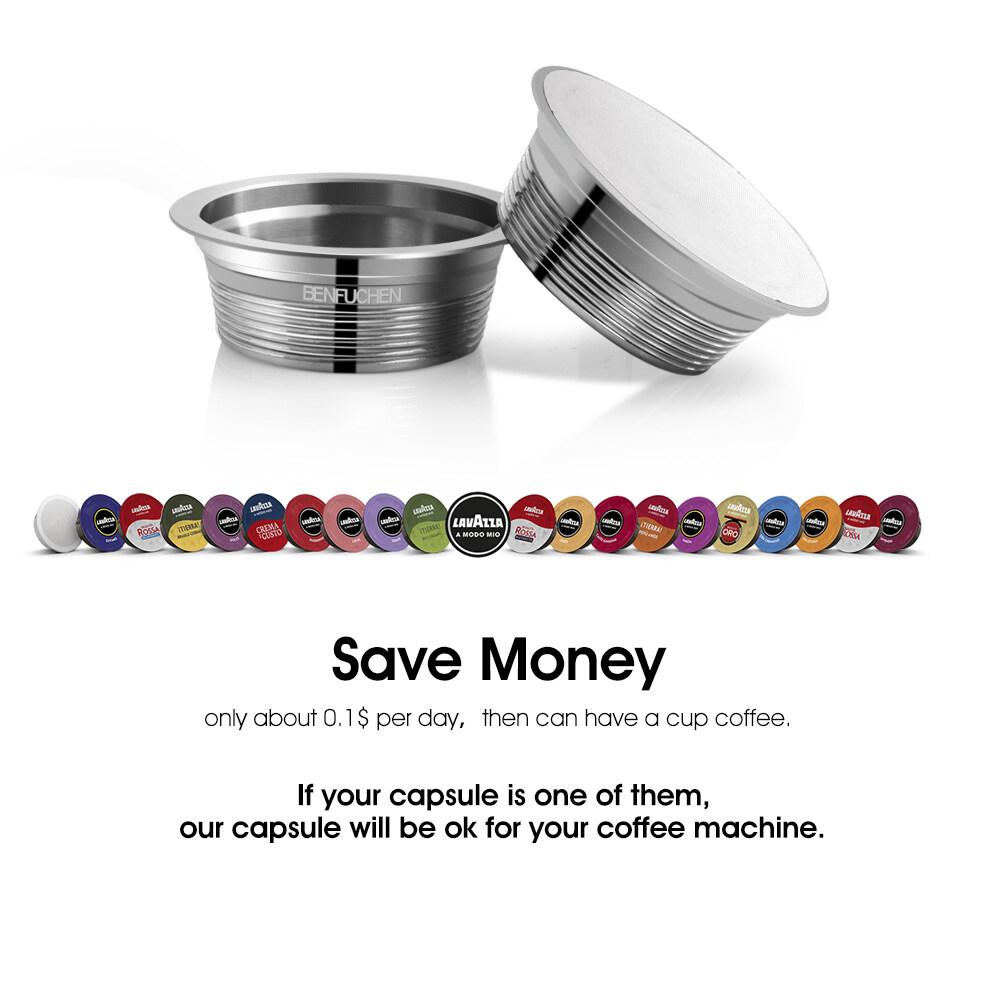 i Cafilas [HLM01-1] Многоразовый капсульный фильтр для кофе, многоразовые капсулы Crema из нержавеющей стали для кофемашины Lavazza LAVAZZA A MODO MIO JOLIE ESPRIA IDOLA