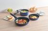 Thermos Durable Series Detachable Handle Frying Pan Set CA Stove Indigo Blue IBL 5-Piece (Gas Only) KSC-5A