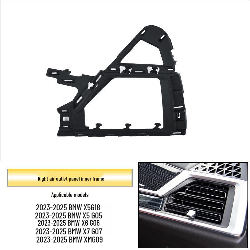 Комплект для ремонта воздуховодов BMW X5/X6/X7: Вал ручки регулировки и рамка панели