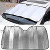 TA 1Pc Foldable Car Windshield Visor Cover Front Rear Block Window Sun Shade Accessories