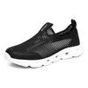 Summer Shoes Men Couple Casual Shoes Fashion Lightweight Breathable Walking Sneakers Slip-on Mens Mesh Flats Shoes Plus Size 48