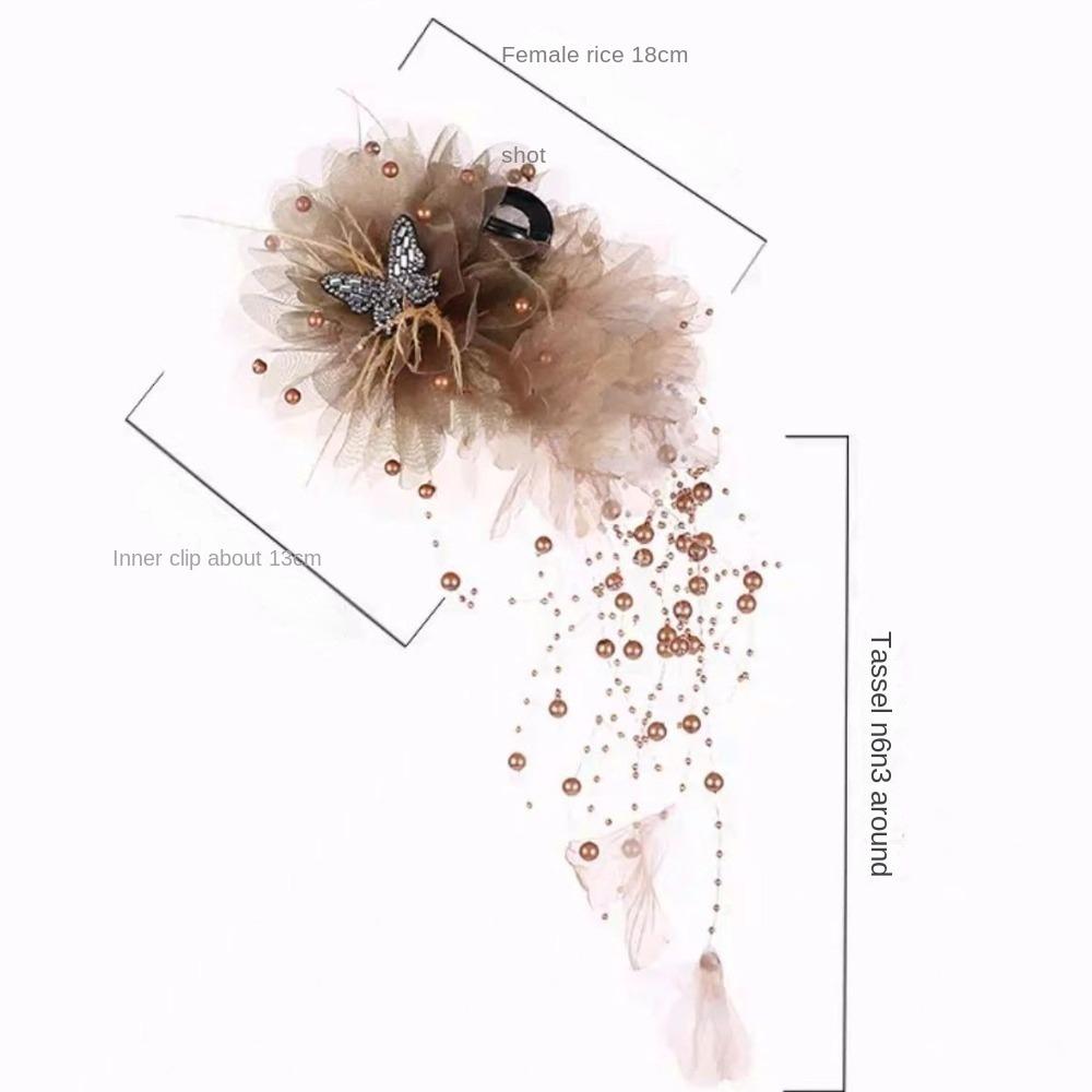 Большая заколка-кисточка, заколка-краб, элегантные заколки-бантики для девочек, женщин