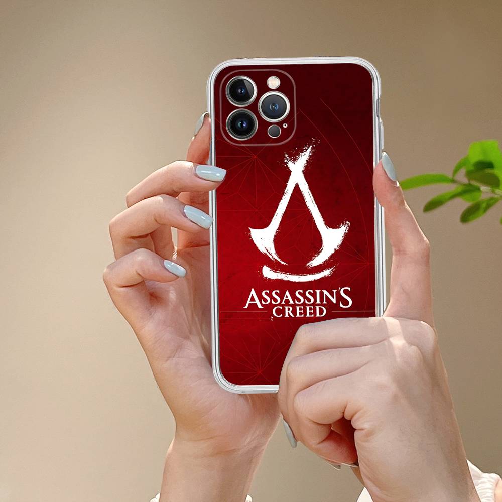 Прозрачный TPU Чехол для Телефона A-Assassin S-Creed Gaming Для IPhone 17 11 12 13 14 15 16 Pro Max 16 Plus Чехол