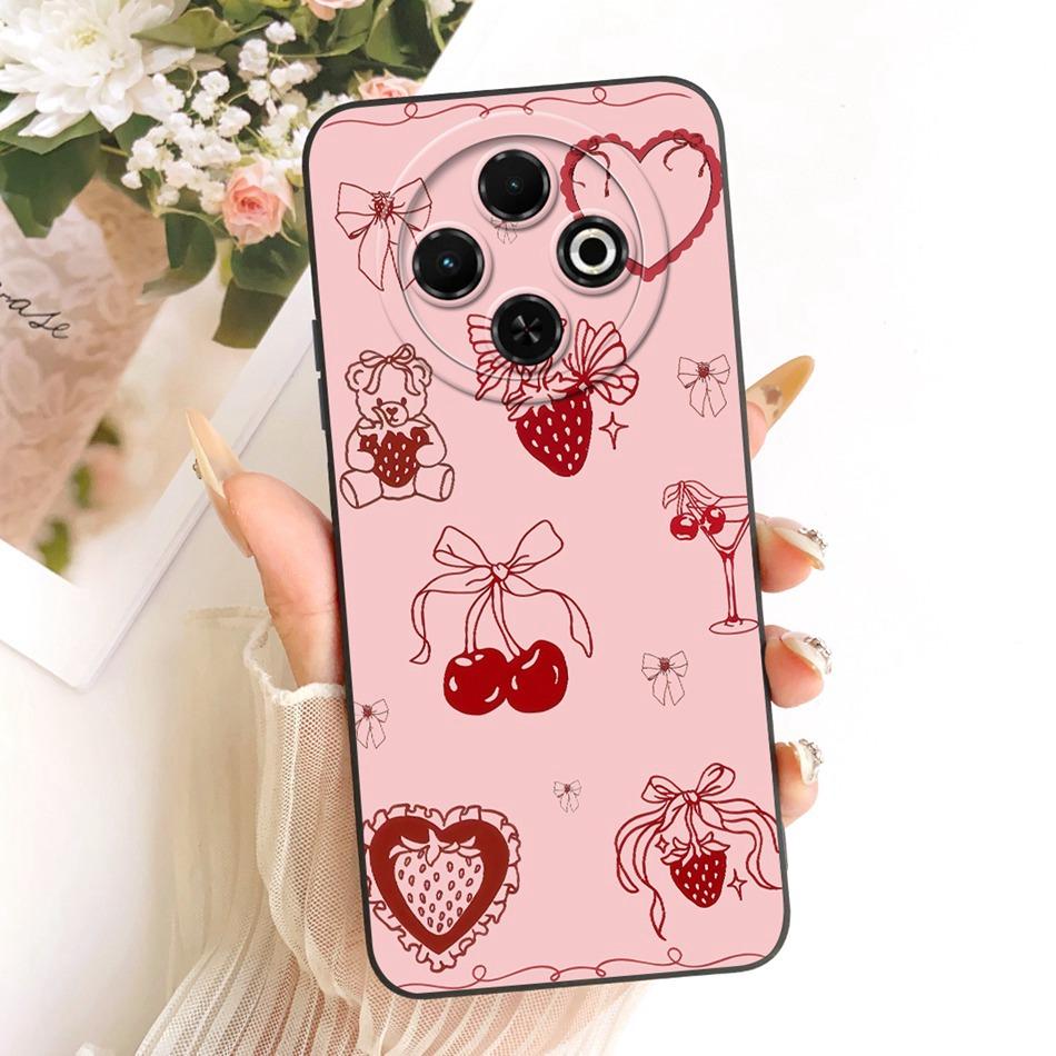For Tecno Spark 30C 30 4G 30Pro Cute Cat Flower Butterfly Cartoon Phone Case For Spark30 Pro 30C Shockproof Soft Silicone Cases